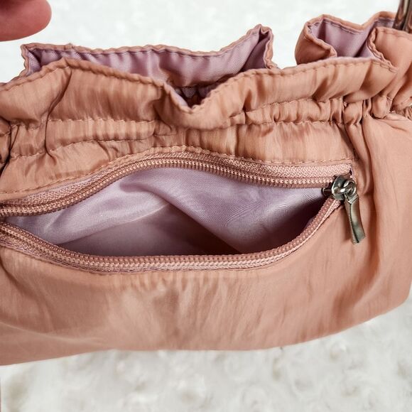 Floral Clutch Purse Bag Rose Pink - Picture 5 of 11